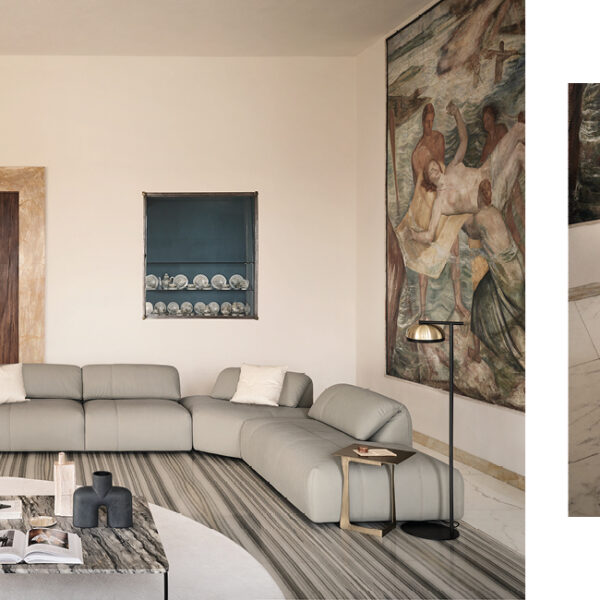 Play modular sofa with dynamic design by Nicoline