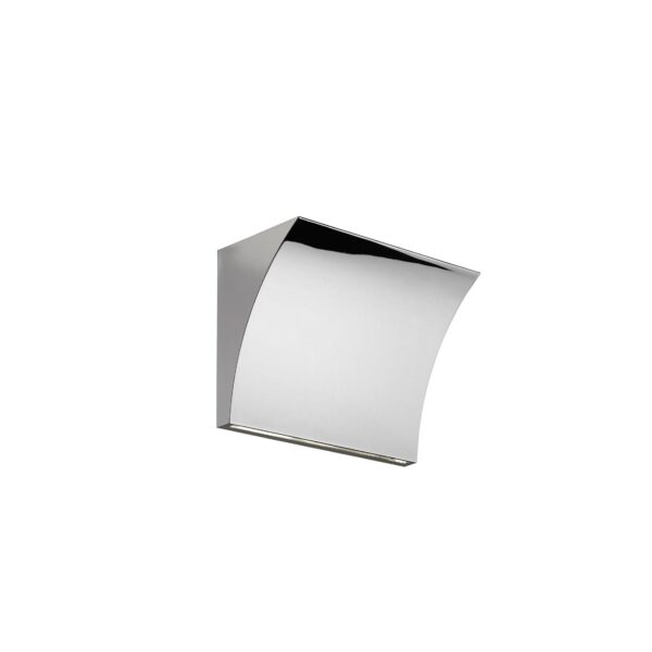 A contemporary Flos Pochette Up/Down LED wall lamp in [specify finish, e.g., "matte grey" or "shiny white"], designed to cast light both upwards and downwards, creating a soft, ambient glow.