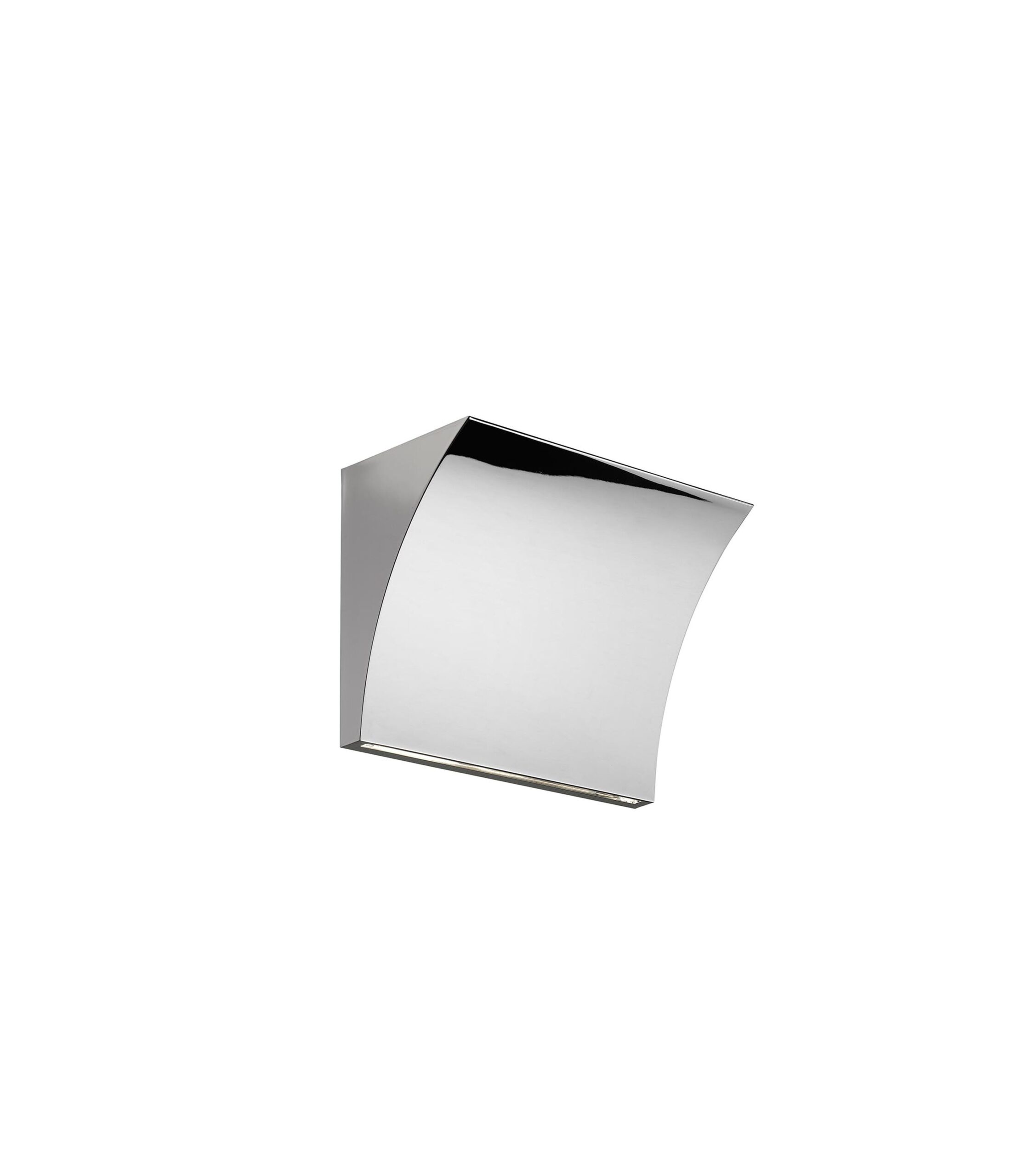 A contemporary Flos Pochette Up/Down LED wall lamp in [specify finish, e.g., "matte grey" or "shiny white"], designed to cast light both upwards and downwards, creating a soft, ambient glow.
