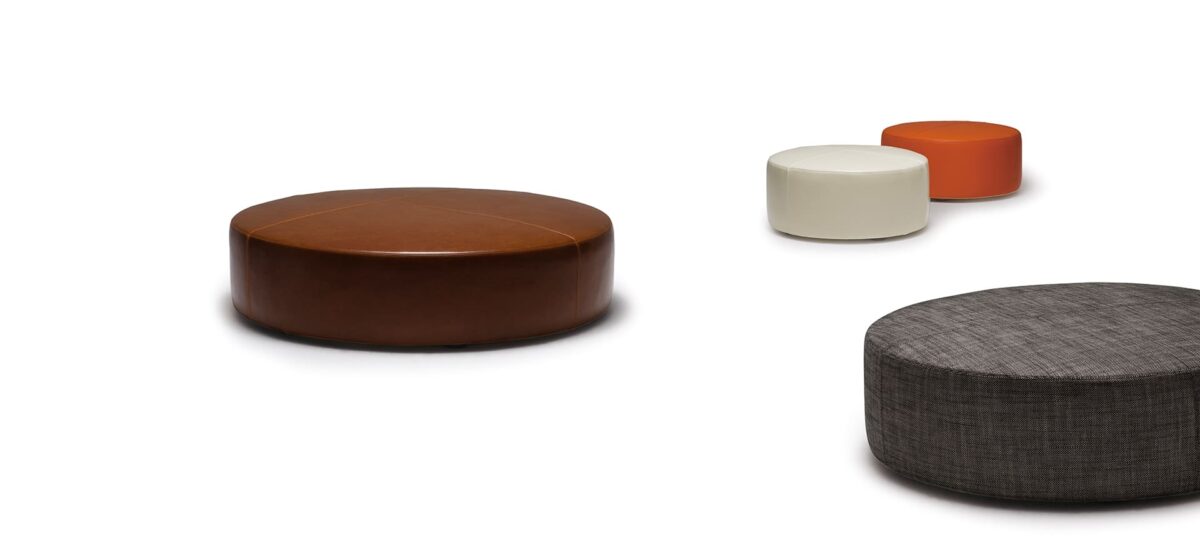 Low-profile ottoman ideal for lounging
