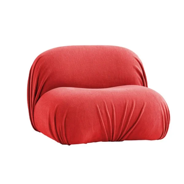 Puff-D by Moroso showcasing soft rounded form and contemporary stitch detailing at the Michigan Design Center
