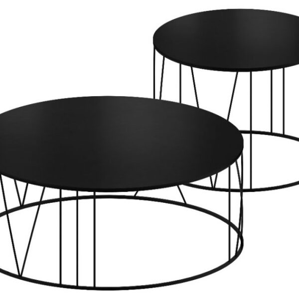 “ROMA by Zeusnoto designed with a solid surface and sculptural legs in a matte, industrial finish.”