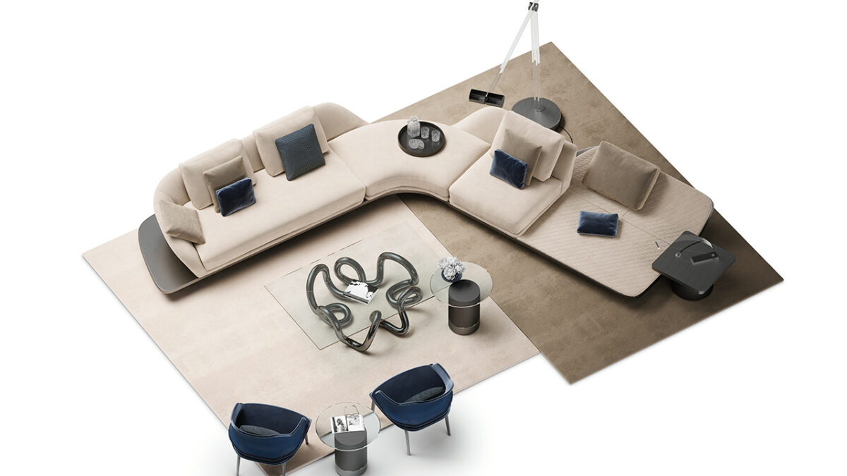 Elegant SEGNO SOFA CHAISE LONGUE by Reflex in Royal Oak Michigan