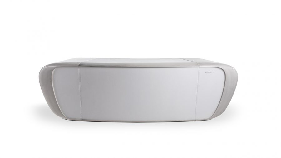 Reflex DESK SIGN with minimalist high-end styling