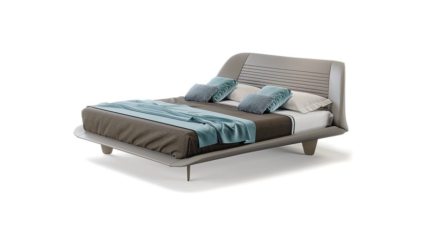 “Reflex SEGNO LETTO featuring a minimalist silhouette and refined headboard.”