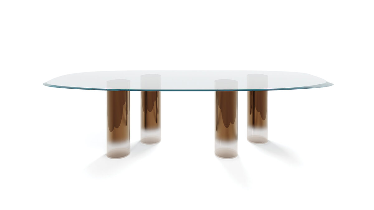 Signore Degli Anelli 72 by Reflex showcased in Troy Michigan showroom, modern Italian luxury furniture design.