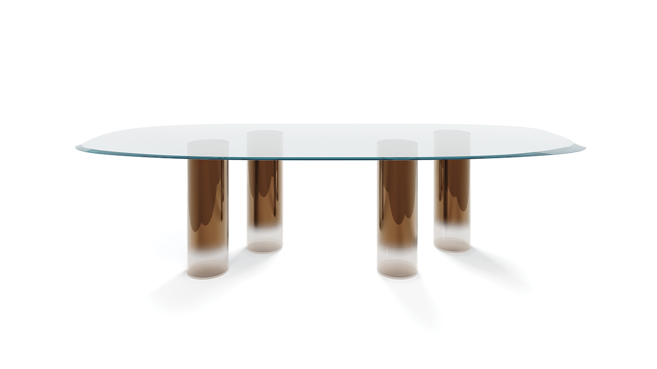 Signore Degli Anelli 72 by Reflex showcased in Troy Michigan showroom, modern Italian luxury furniture design.