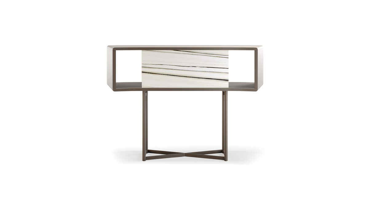 Space Bar Reflex modern Italian bar cabinet with glass doors designed for luxurious Royal Oak Michigan homes