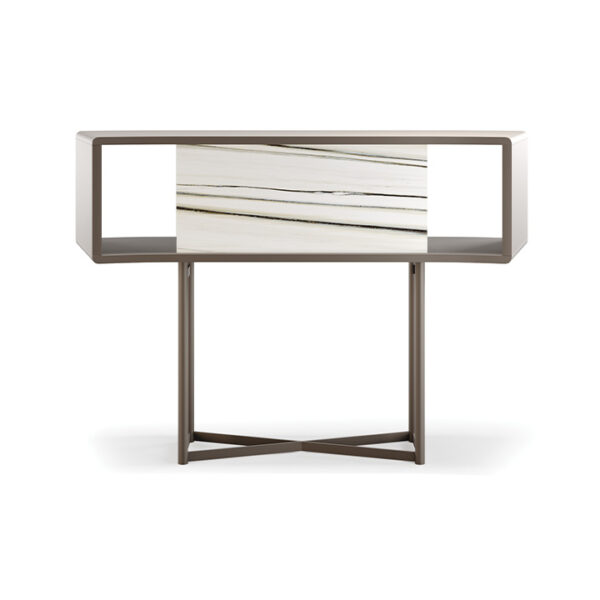 Space Bar Reflex modern Italian bar cabinet with glass doors designed for luxurious Royal Oak Michigan homes