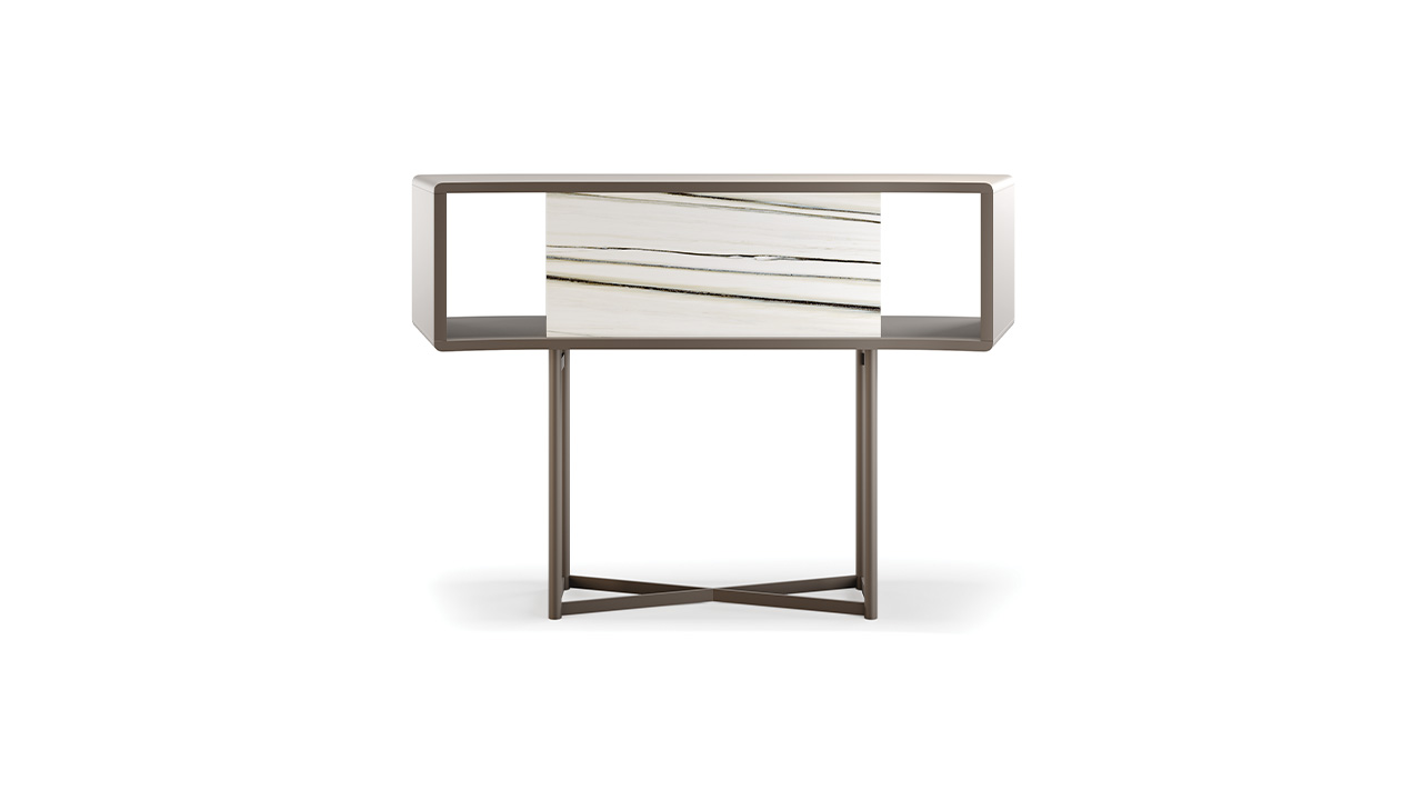 Space Bar Reflex modern Italian bar cabinet with glass doors designed for luxurious Royal Oak Michigan homes