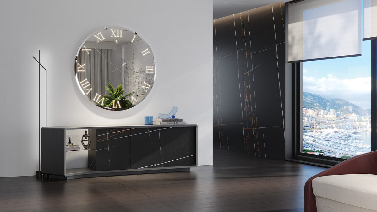 Luxury SPACE BUFFET by Reflex Angelo showcased in Troy Michigan
