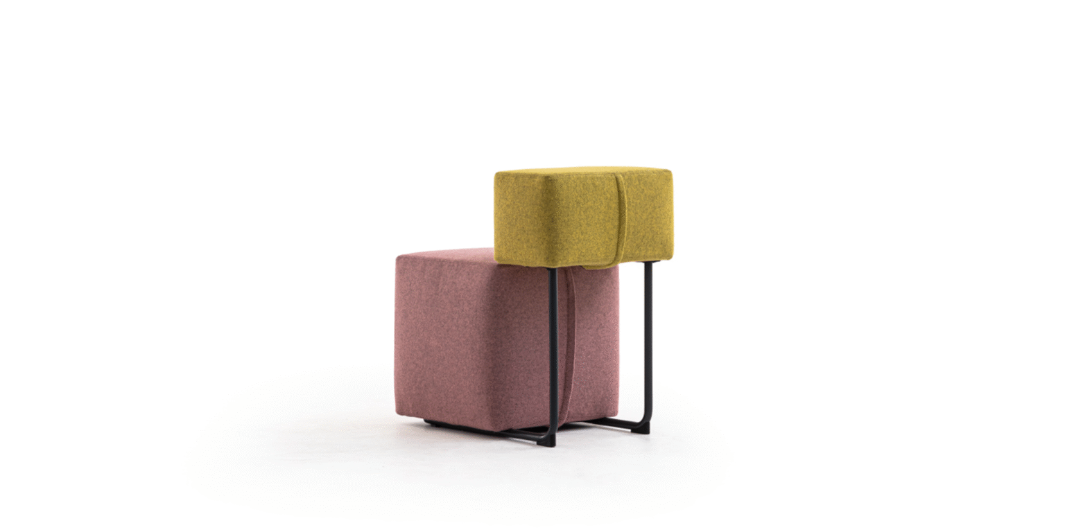 Square by Moroso side profile highlighting sharp contours and contemporary silhouette in a Troy Michigan setting
