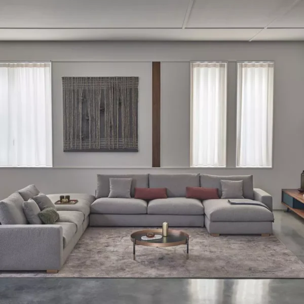 “Sunset by Bontempi modern Italian dining table in Royal Oak, Michigan showroom”