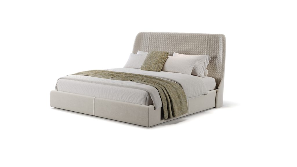 Swan Bed by Reflex in a modern Italian bedroom setting