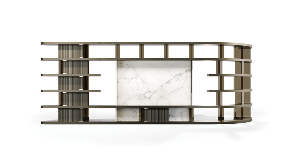 Tango T Box Reflex modern Italian storage box with lacquered finish designed for upscale interiors in Royal Oak Michigan