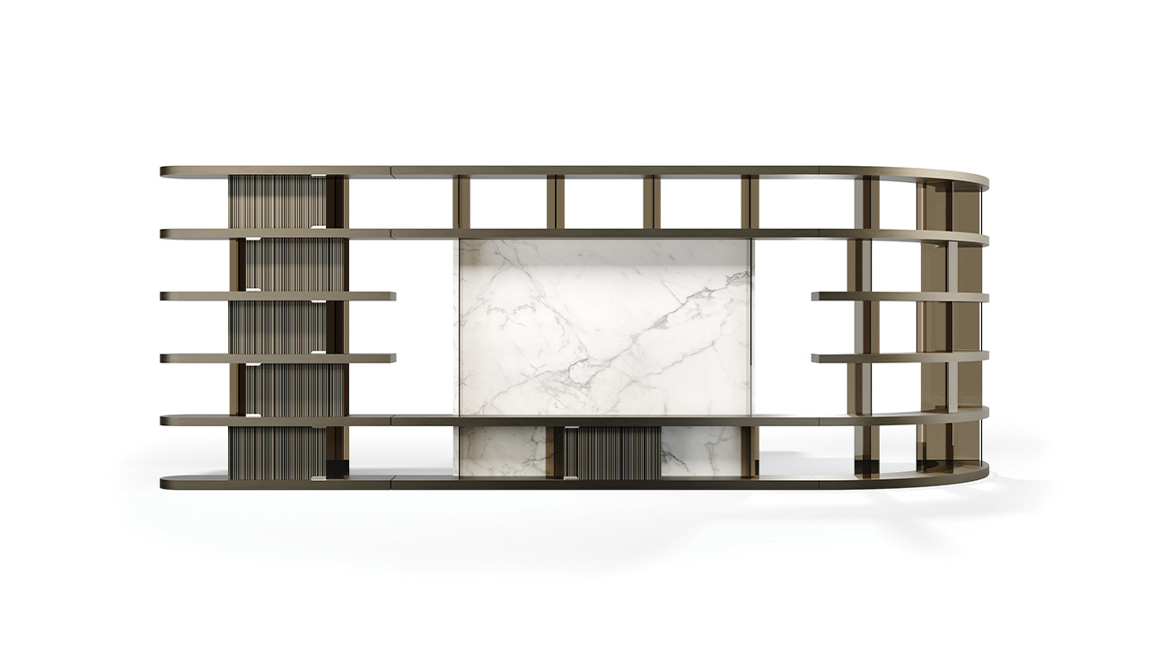 Tango T Box Reflex modern Italian storage box with lacquered finish designed for upscale interiors in Royal Oak Michigan