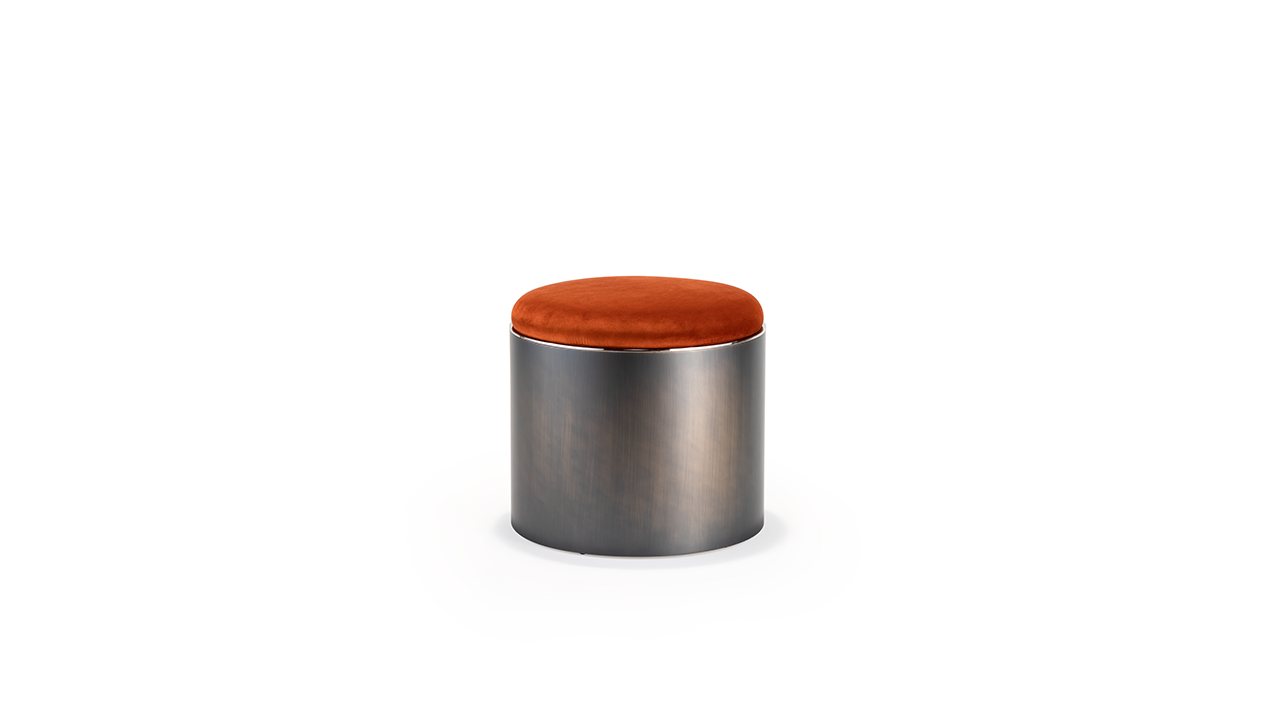 Modern TAU 40 STEEL POUF by Reflex in Royal Oak Michigan