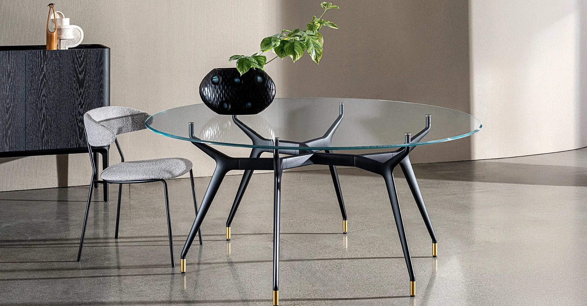 “Contemporary designer table – Arkos XXL by Sovet featuring sleek architectural silhouette”