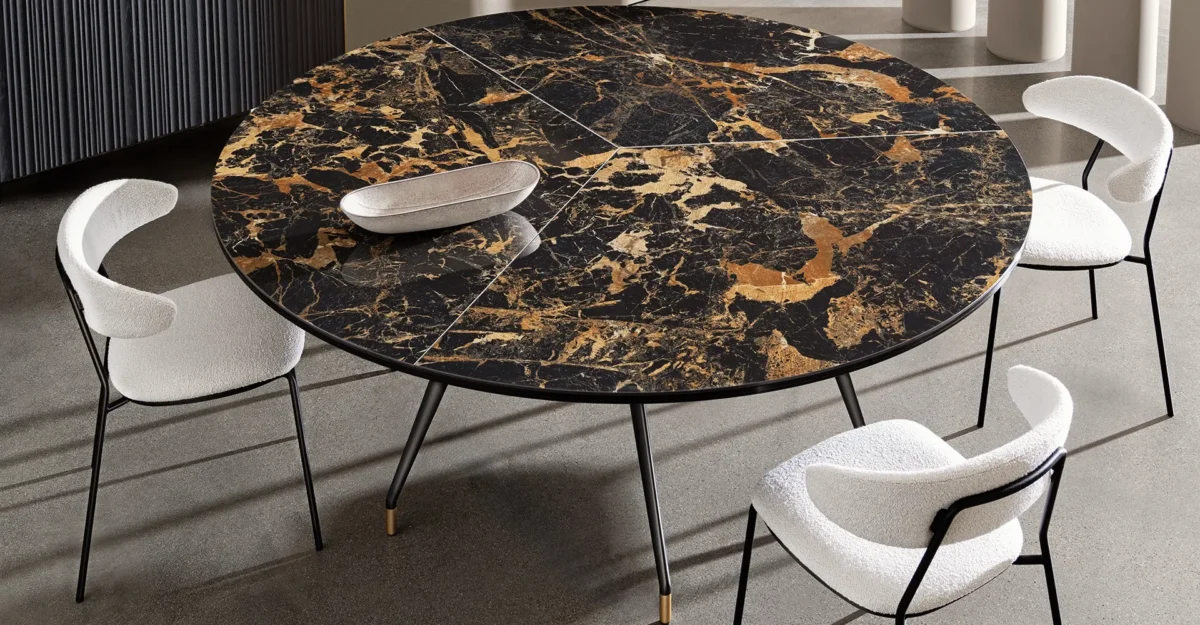 “Sovet Arkos XXL dining table – minimalist Italian craftsmanship with oversized statement design”