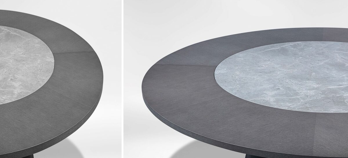 Unity Table L featuring a spacious surface and modern aesthetic by Camerich.