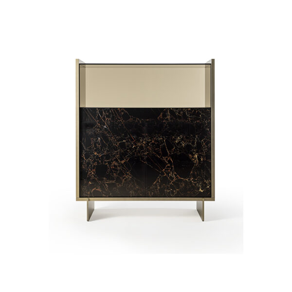 Uro Madia by Reflex showcased in Royal Oak Michigan showroom, modern Italian luxury sideboard design.