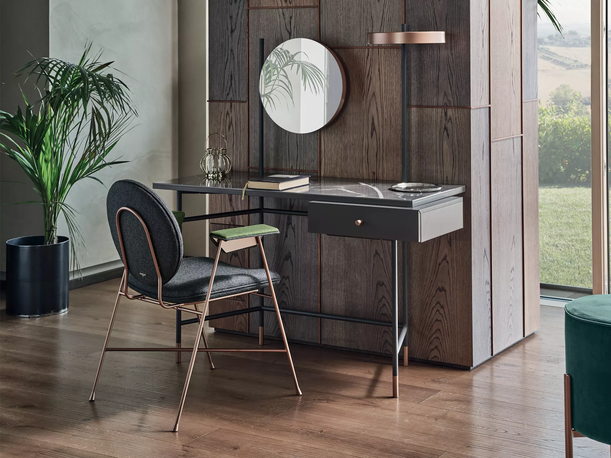 Vanity by Bontempi – luxury modern Italian-design vanity featured at Italcasa Design showroom in Troy, Michigan