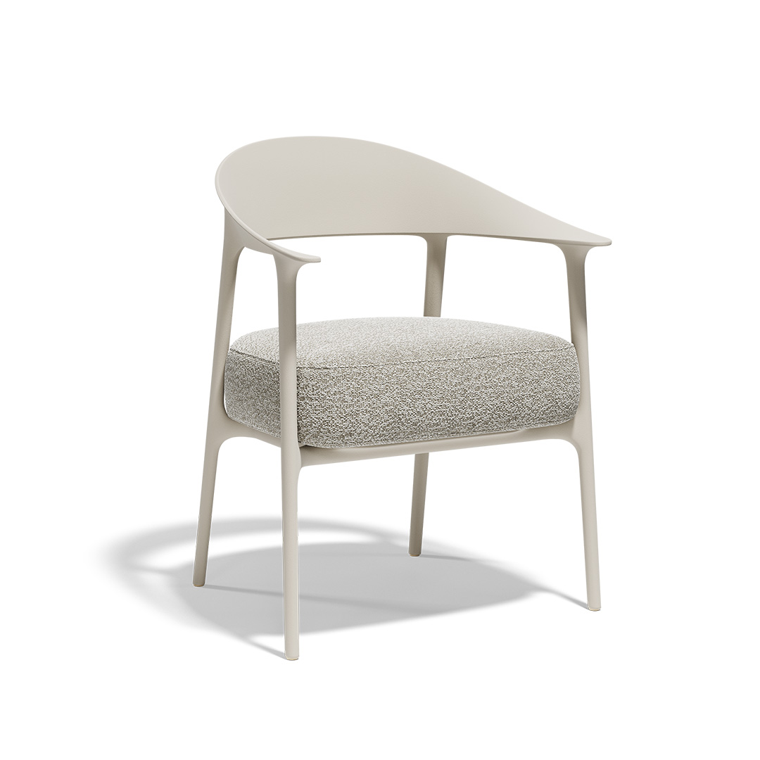 "Outdoor lounge chair from the AFRICA UPHOLSTERED collection by Vondom, offering comfort and class."