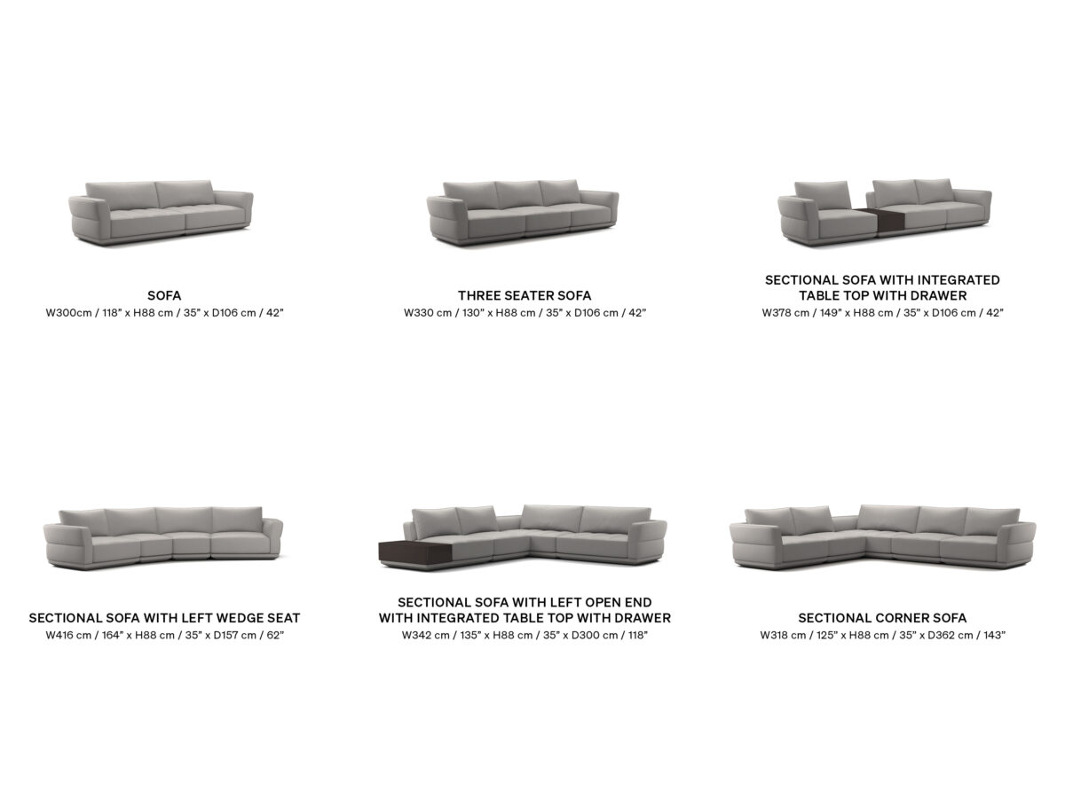 Luxury contemporary Habita Project by Natuzzi, perfect for a sophisticated home in Birmingham, Michigan.