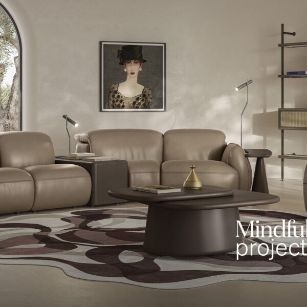 Luxury contemporary Mindful 365 Project by Natuzzi, a high-end Italian furniture collection for Birmingham, Michigan.