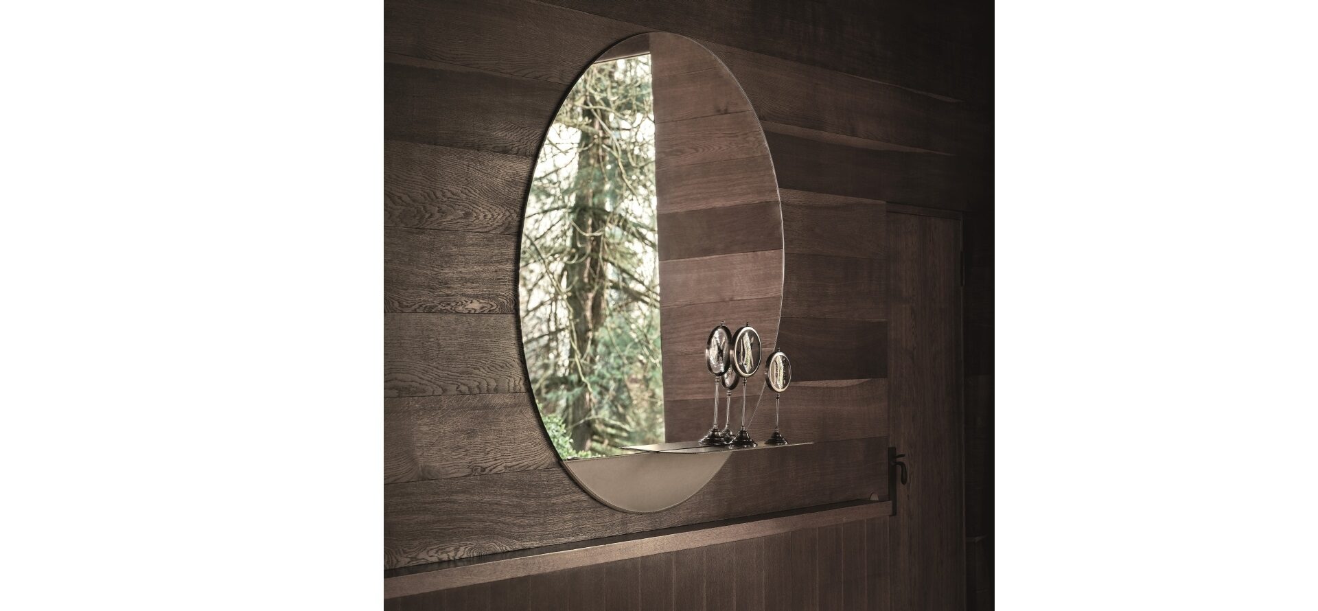 “ERIC mirror by Ditre Italia – modern Italian wall mirror with clean rectangular shape and minimalist frame”