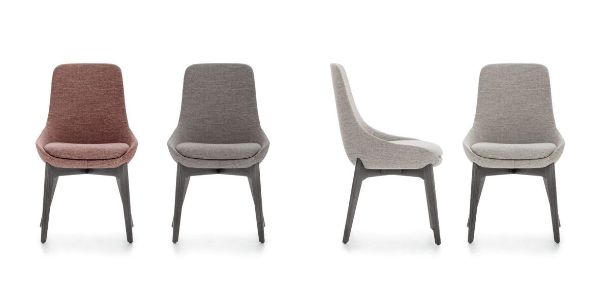“LINEAR chair by Ditre Italia – modern Italian dining chair with clean lines and minimalist structure”