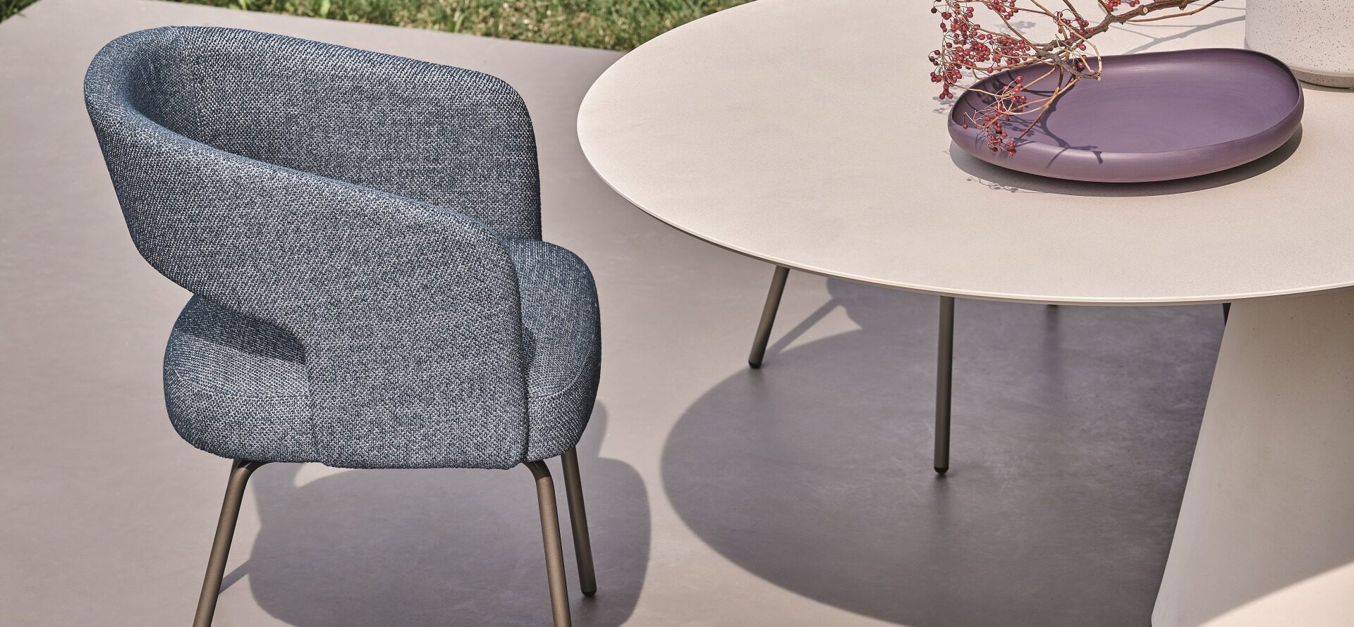 “356 Outdoor chair by Ditre Italia – modern Italian garden chair with ergonomic design and weather-resistant frame”