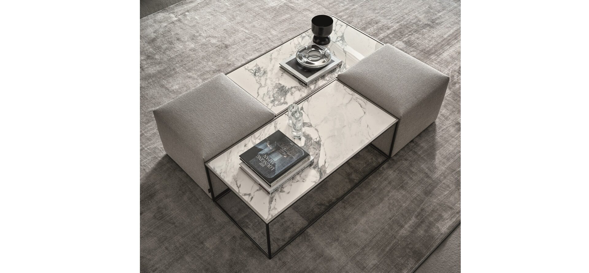 “Ditre Italia UNIT – contemporary designer coffee table featuring slim profile, elegant finishes, and versatile form”
