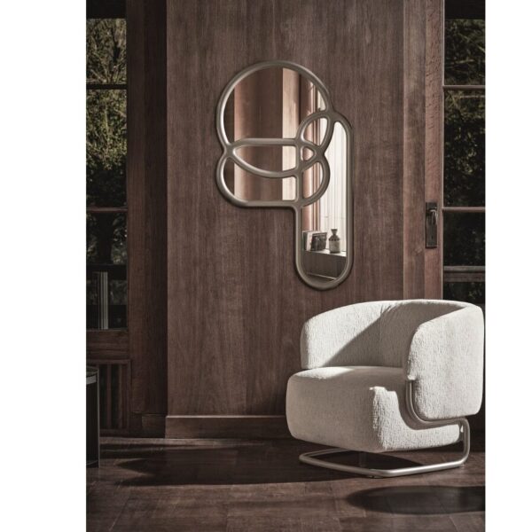 “MULTITUDE mirror by Ditre Italia – modern Italian wall mirror featuring an artistic composition of asymmetrical panels”
