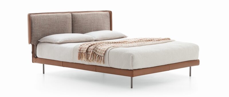 “Modern SKIN bed by Ditre Italia – stylish Italian bed frame with tailored upholstery and sophisticated appeal”