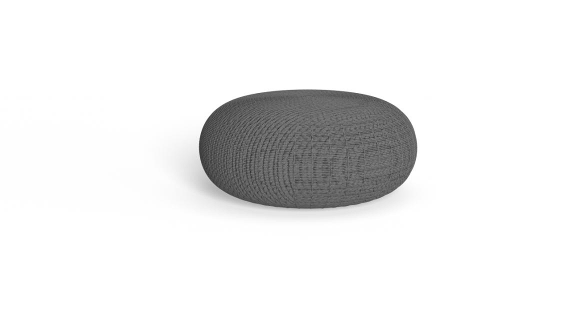 Modern Jackie Pouf big by Studio Talenti for Talentispa, high-end Italian outdoor furniture for Royal Oak, Michigan.
