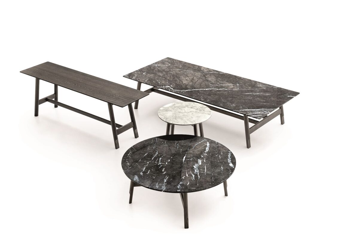 “Ditre Italia AANY – modern designer coffee table featuring layered surfaces and minimalist architectural form”