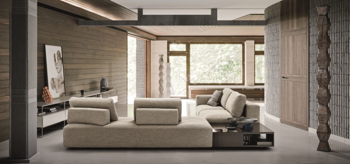 “URBAN 2.0 by Ditre Italia – sophisticated Italian sofa system featuring plush cushions and refined tailoring”