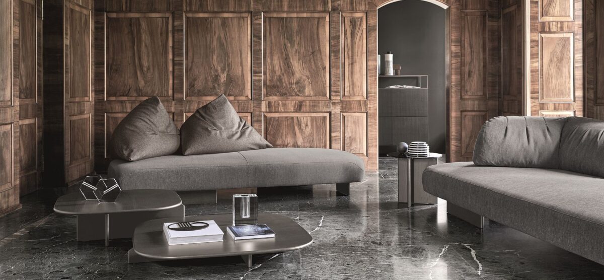 “Papilo by Ditre Italia – relaxed Italian lounge sofa with deep seating and flexible pillow-style backrest”