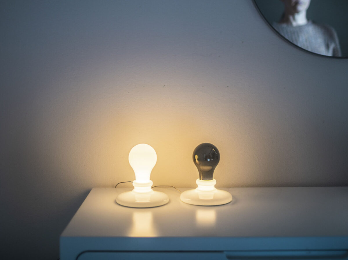 Light Bulb by Foscarini, modern lighting for Royal Oak, Michigan interiors.