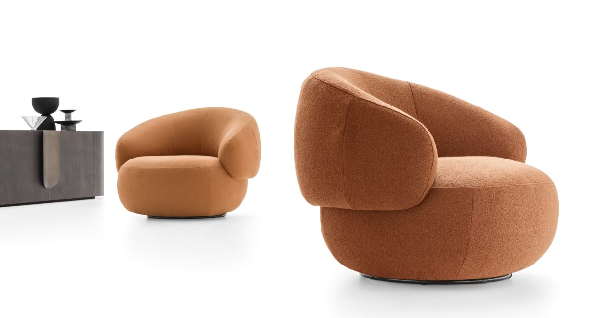 “Italian Pacific lounge chair by Ditre Italia – refined form with tailored finishes and relaxed sophistication”