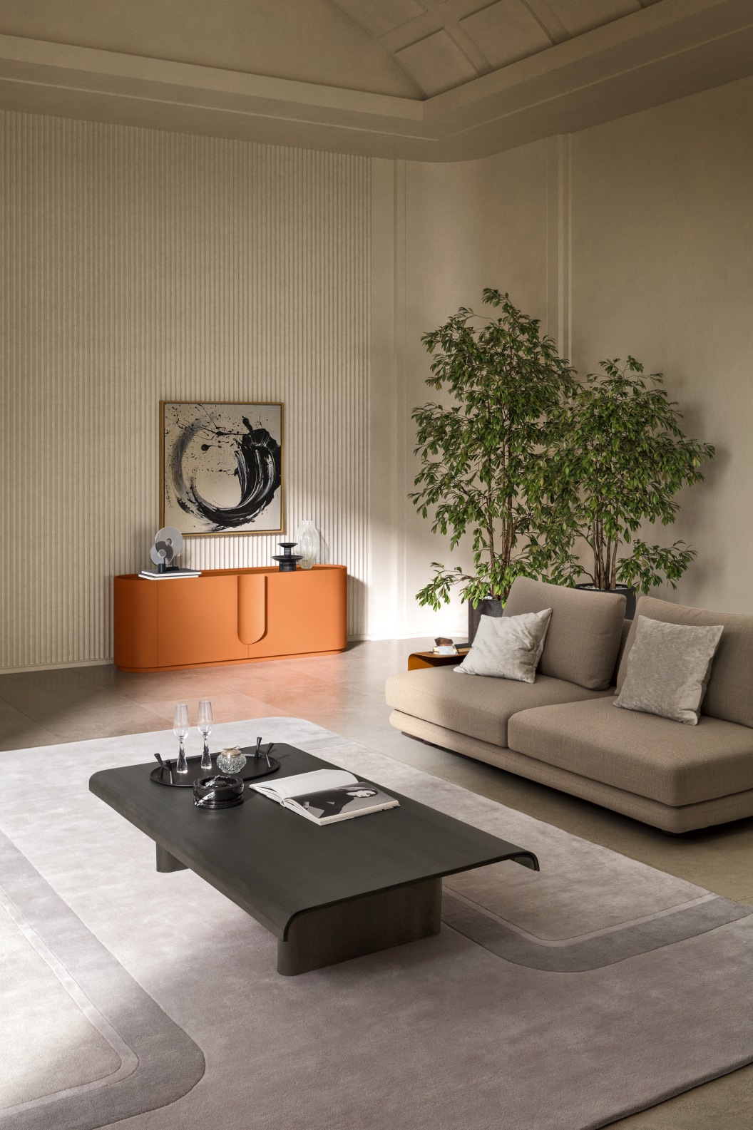 “Avalon coffee table by Ditre Italia – modern Italian design with minimalist lines and elegant low profile”