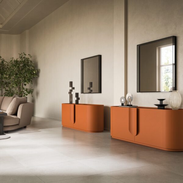 “Circus sideboard by Ditre Italia – contemporary Italian storage unit with round-edged doors and refined finish”