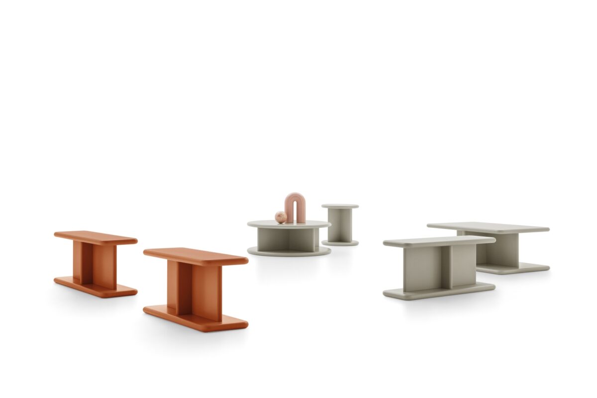“CROSSLINE by Ditre Italia – stylish designer coffee table with minimalist geometry and luxurious materials”