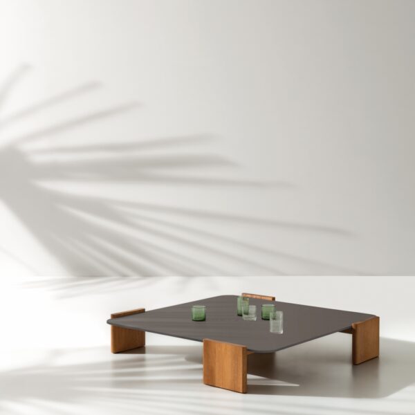 “Tao table by Ditre Italia – modern Italian coffee table with minimalist design and sculptural base”
