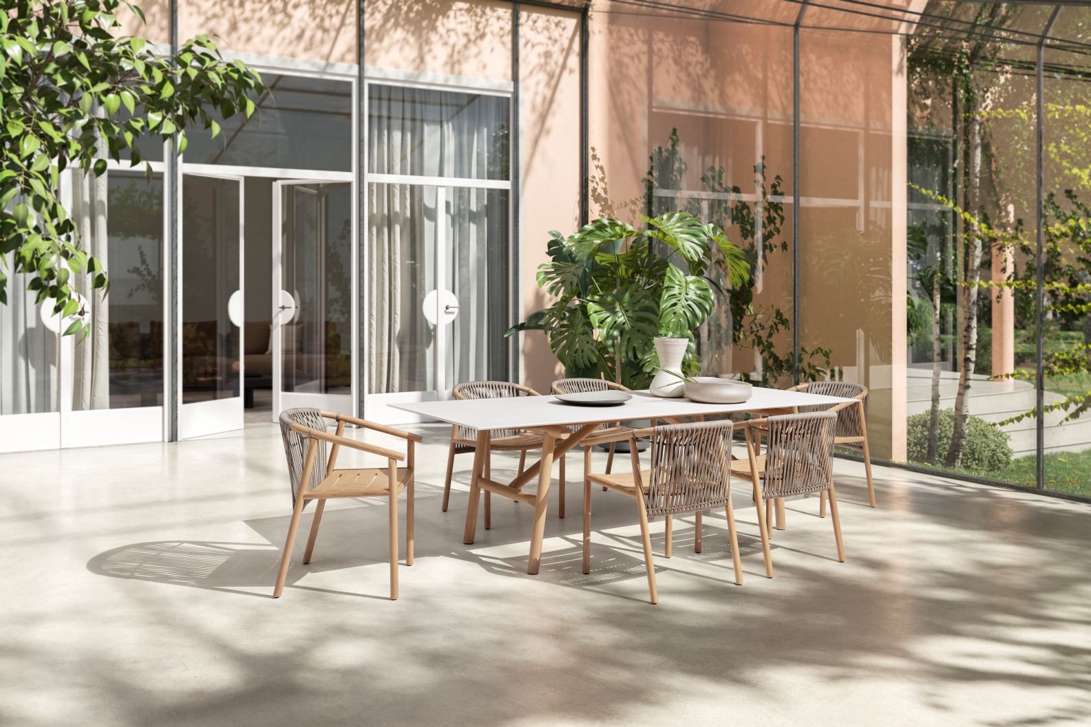“Isamu dining chair by Ditre Italia – elegant Italian craftsmanship combining comfort, style, and structure”