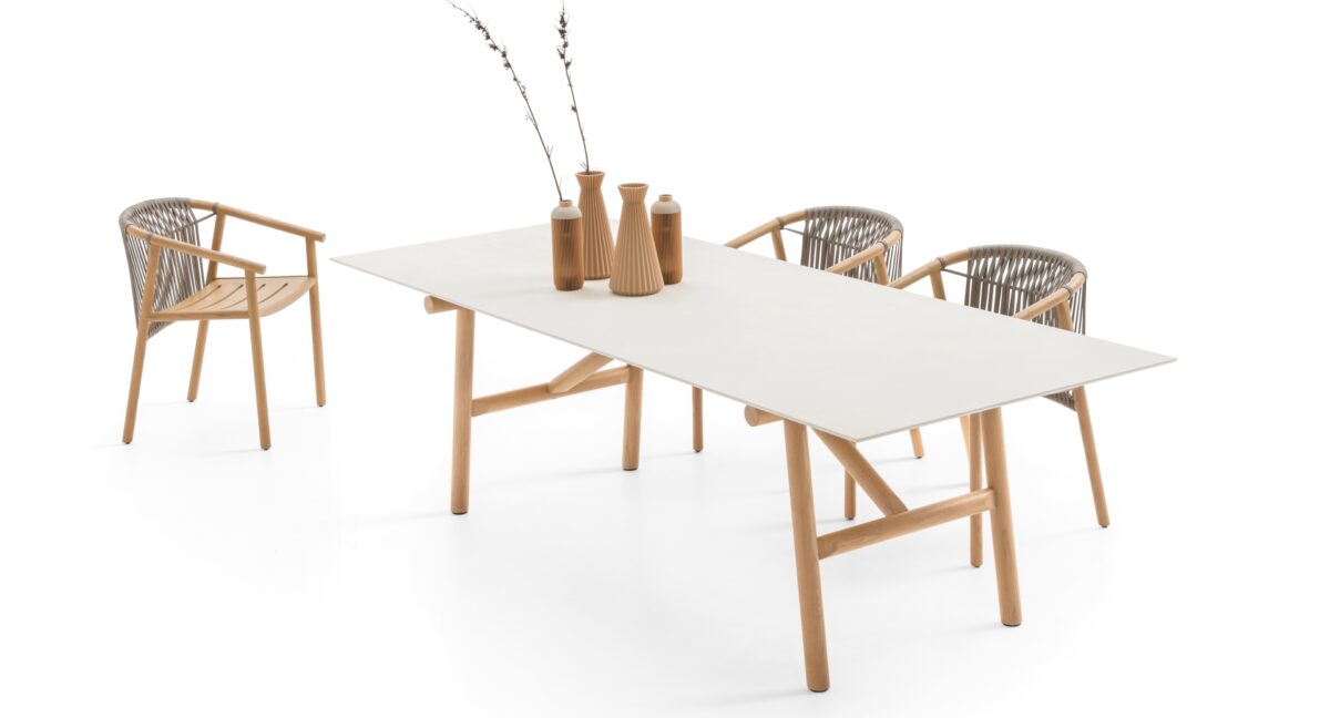 “Modern Isamu table by Ditre Italia – Italian-made table combining artistic form and functional design”