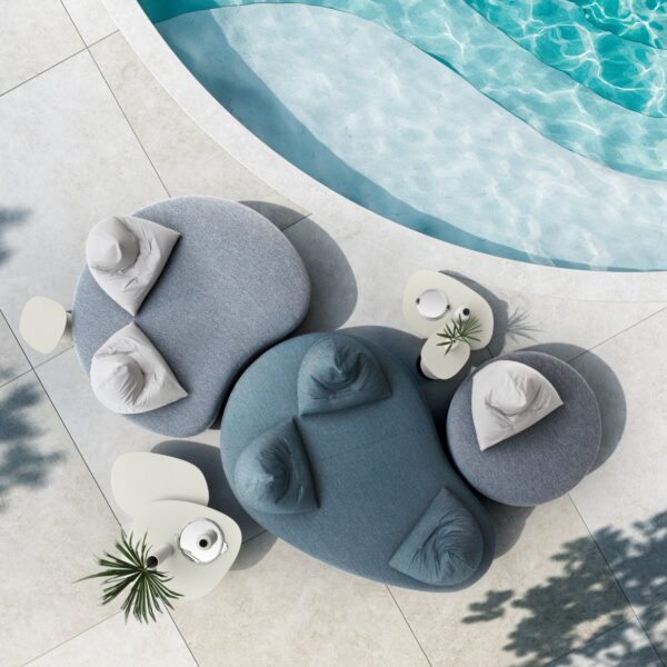 “Modern Papilo Outdoor Sofa by Ditre Italia – elegant terrace seating featuring durable frame and cozy design”