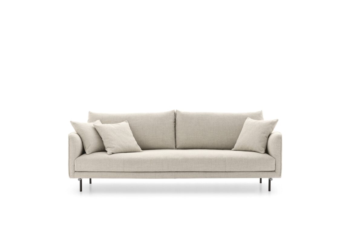 “Modern AVENUE sofa by Ditre Italia – stylish lounge furniture with low-profile structure and soft fabric finish”
