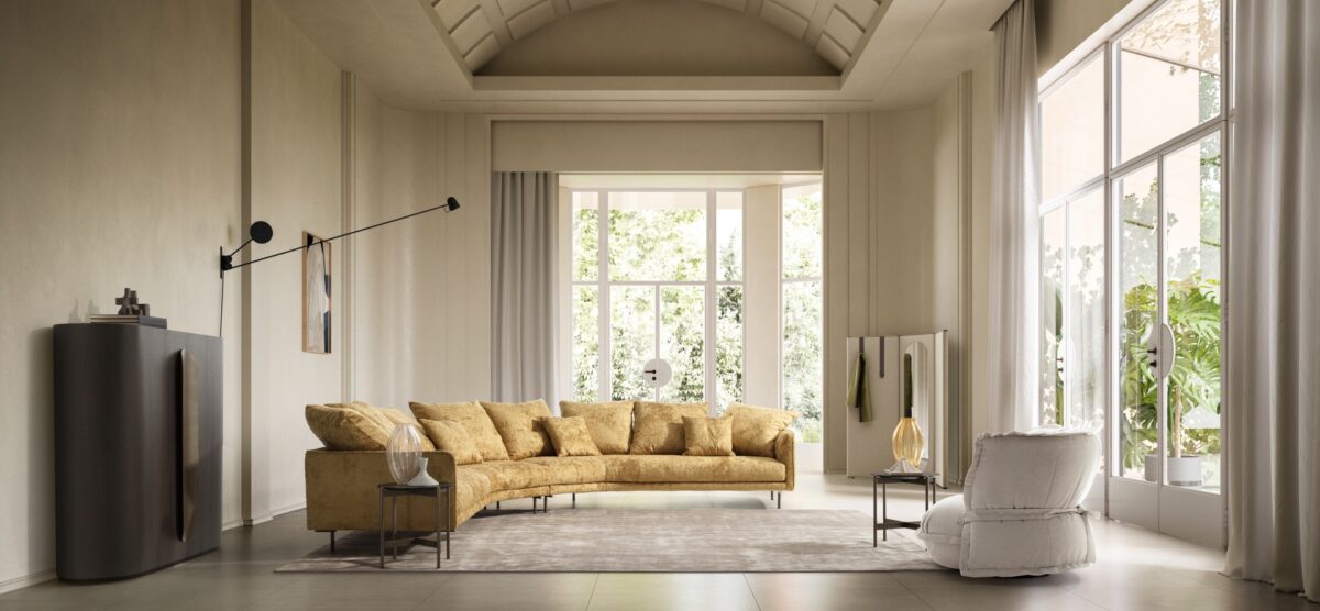 “AVENUE by Ditre Italia – luxurious Italian seating with minimalist design and premium upholstery”